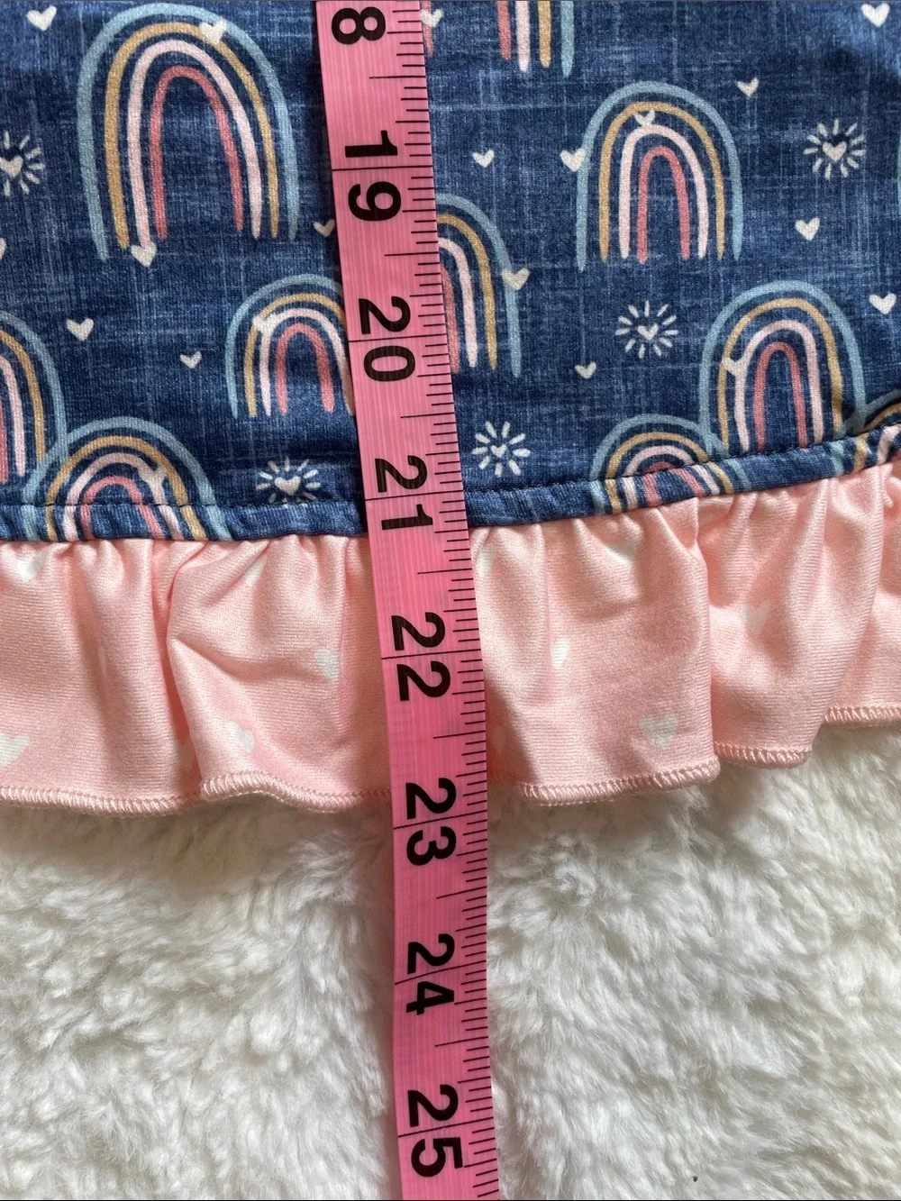 Rainbow Pet Ruffle Shirt